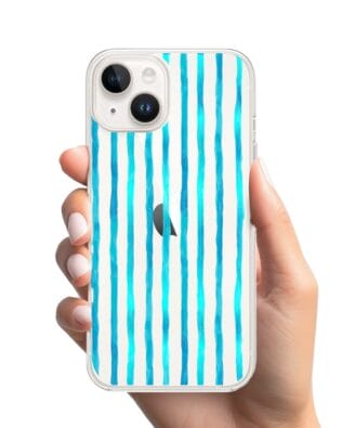 Etui do iPhone 13 przeźroczyste, silikonowe Flexi, szept fal