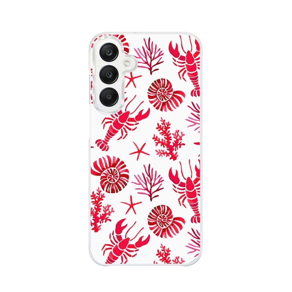 Etui do Samsung Galaxy A25 5G z MagSafe przeźroczyste, silikonowe Flexi, krab, muszle