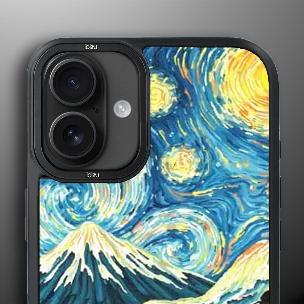 Etui do iPhone 16 Plus IBIZU DropGuard Matt z MagSafe, Van Gogh, gwieździsta noc - obrazek 5