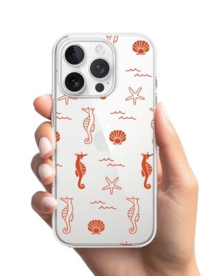 Etui do iPhone 13 Pro Max przeźroczyste, silikonowe Flexi, wakacyjne wzory