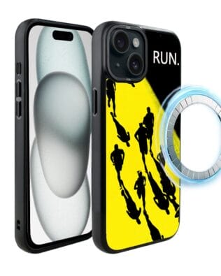 Etui do iPhone 15 Plus IBIZU DropGuard Matt z MagSafe, #Move, Bieg Mistrzów