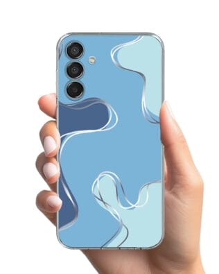 Etui do Samsung Galaxy M15 5G przeźroczyste, silikonowe Flexi, spokój oceanu