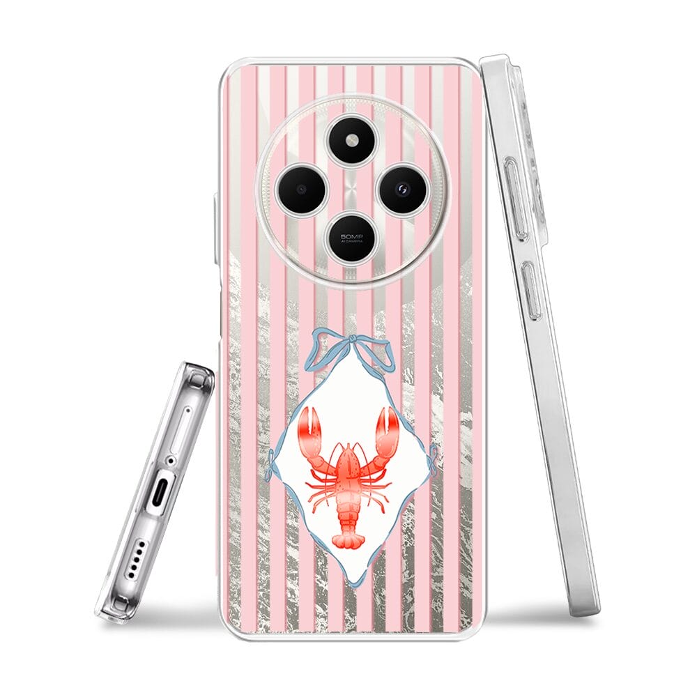 Etui do Xiaomi POCO C75 przeźroczyste, silikonowe Flexi, Homar - obrazek 3