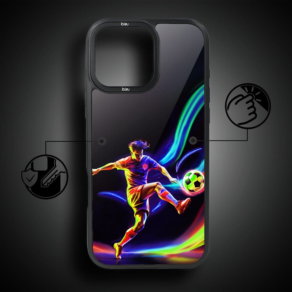 Etui do iPhone 14 Pro IBIZU DropGuard Matt z MagSafe, #ElectroMove, W rytmie piłki nożnej - obrazek 7