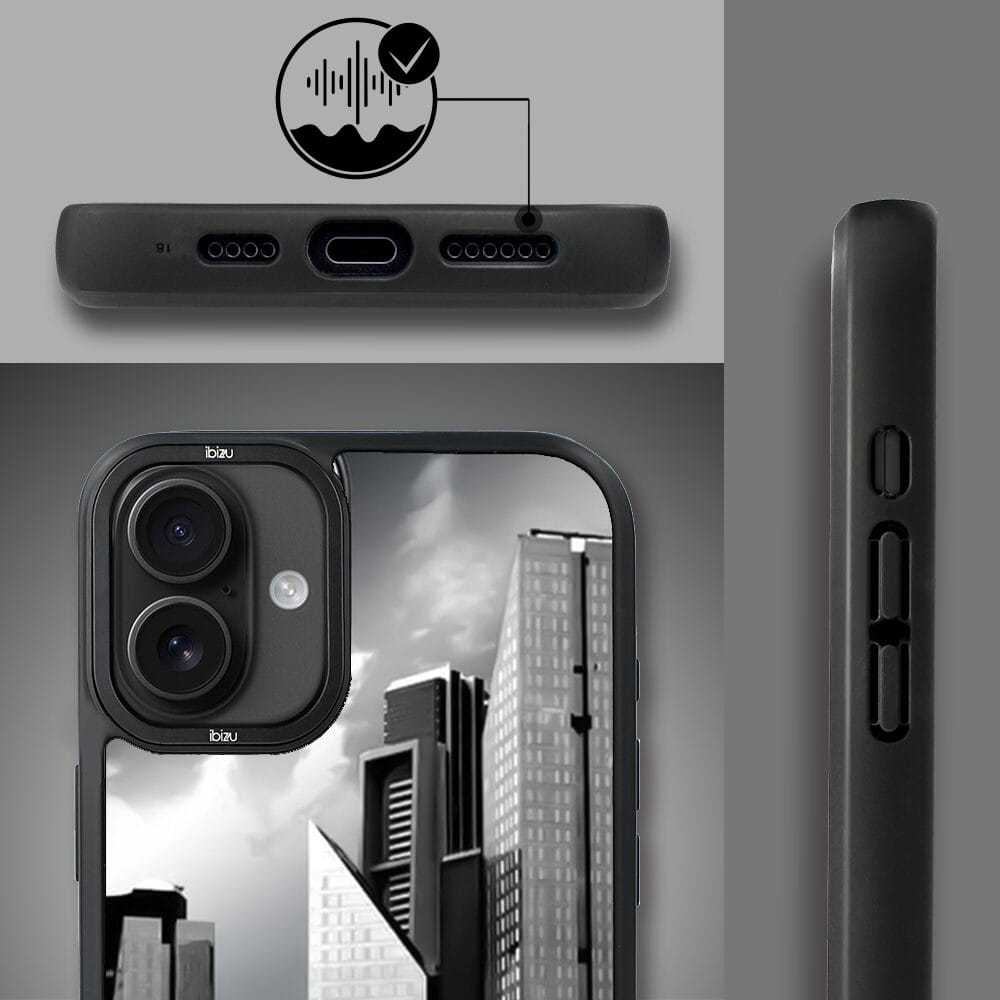 Etui do iPhone 16 IBIZU DropGuard Matt z MagSafe, Noir City, Manhattan - obrazek 6