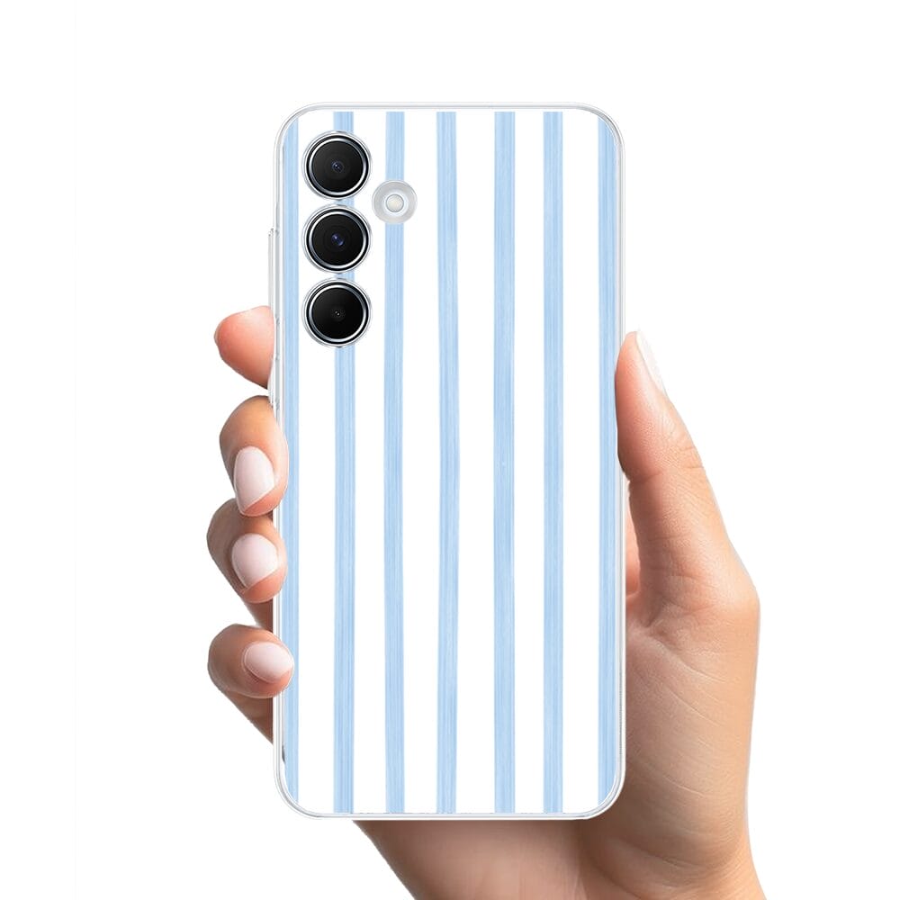 Etui do Samsung Galaxy A35 5G przeźroczyste, silikonowe Flexi, wakacje w Grecji - obrazek 2