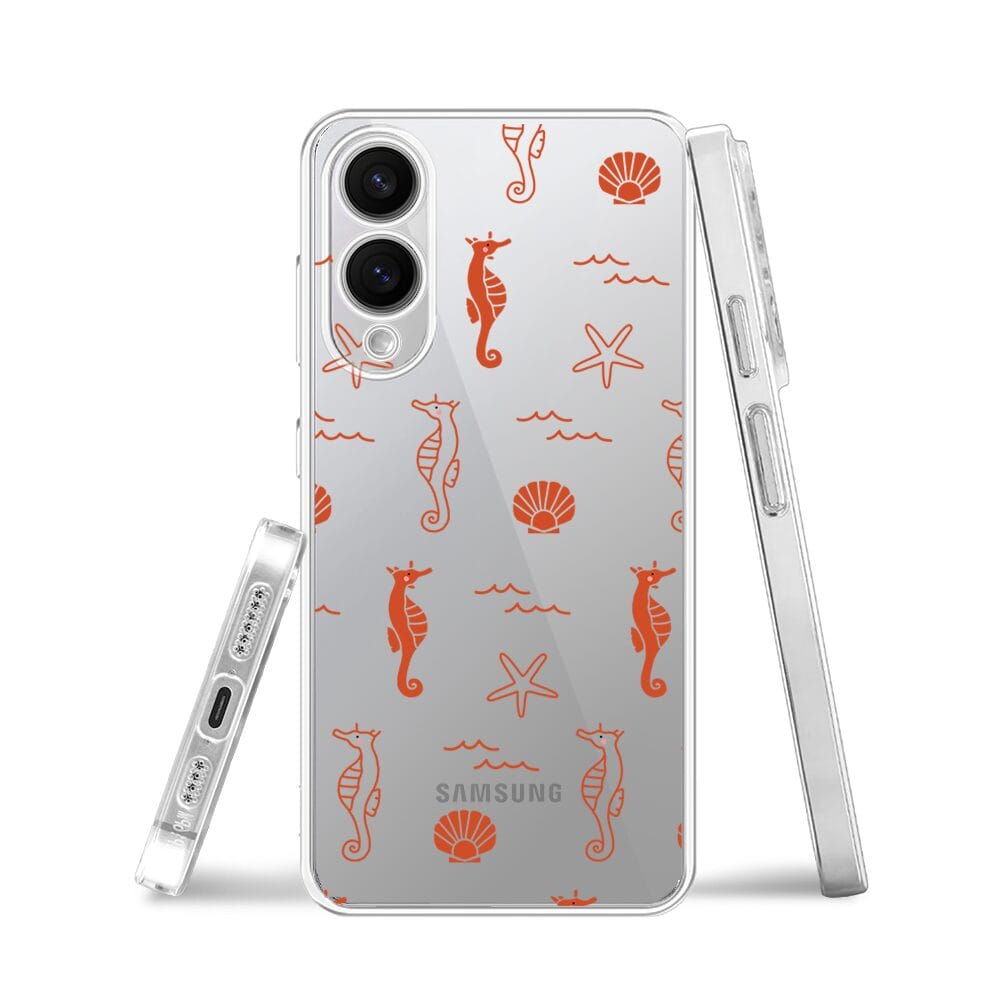 Etui do Samsung Galaxy S25 Edge przeźroczyste, silikonowe Flexi, wakacyjne wzory - obrazek 3