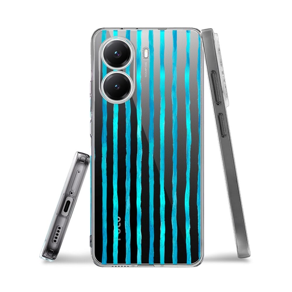 Etui do Xiaomi POCO X7 Pro przeźroczyste, silikonowe Flexi, szept fal - obrazek 3