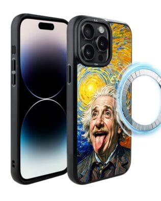 Etui do iPhone 14 Pro IBIZU DropGuard Matt z MagSafe, Einstein