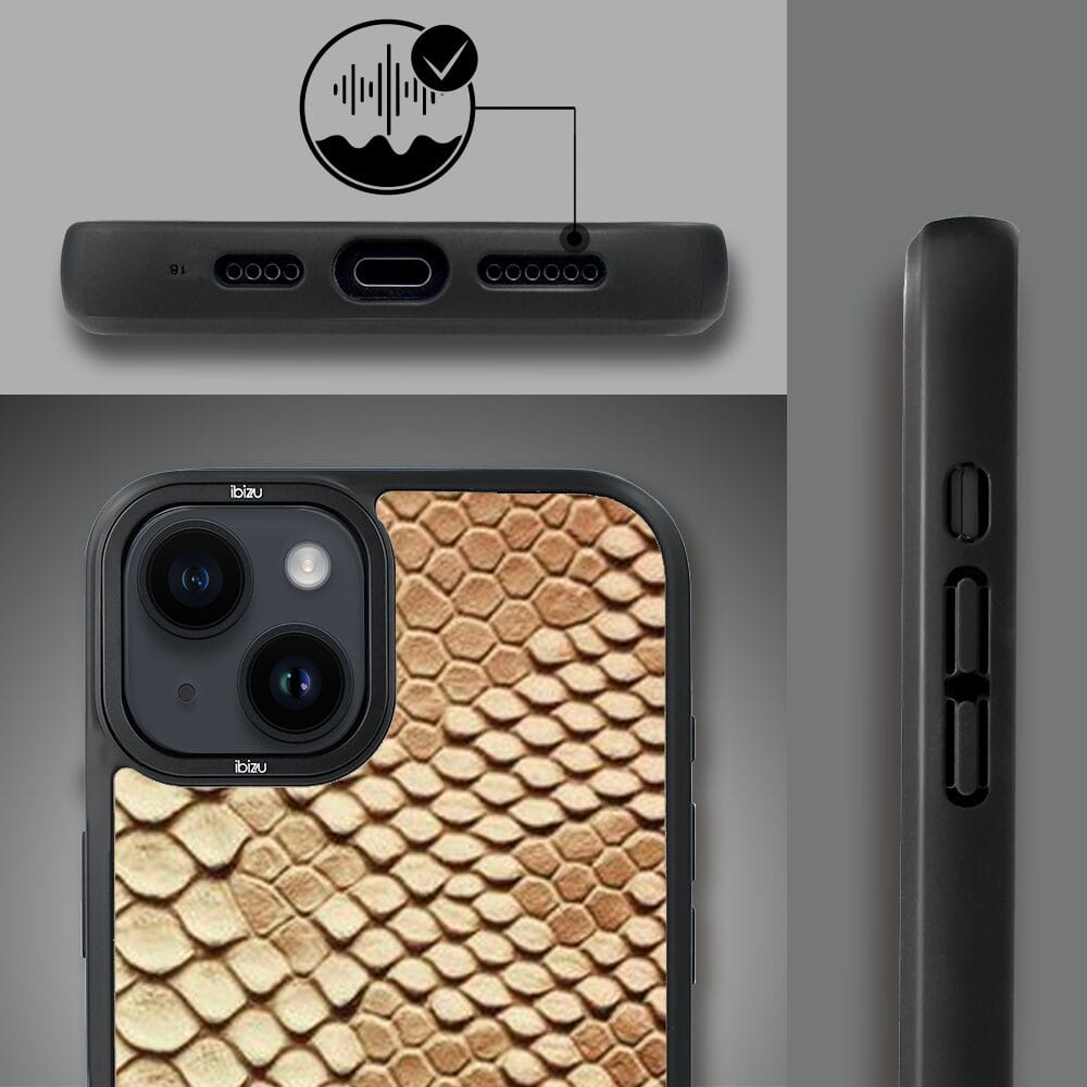 Etui do iPhone 14 IBIZU DropGuard Matt z MagSafe, Zew Natury, Wąż - obrazek 6