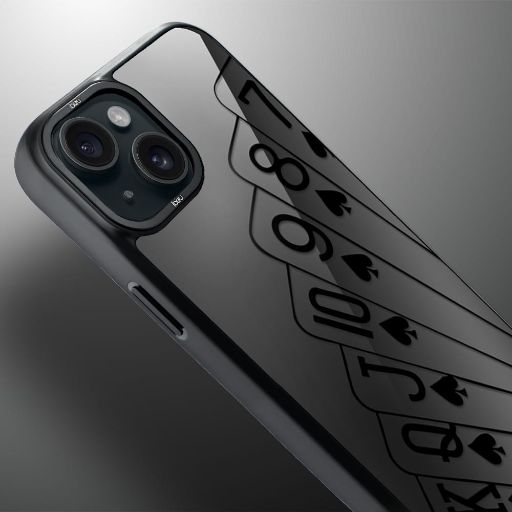 Etui do iPhone 15 IBIZU DropGuard Matt z MagSafe, Midnight, Karty do gry - obrazek 4