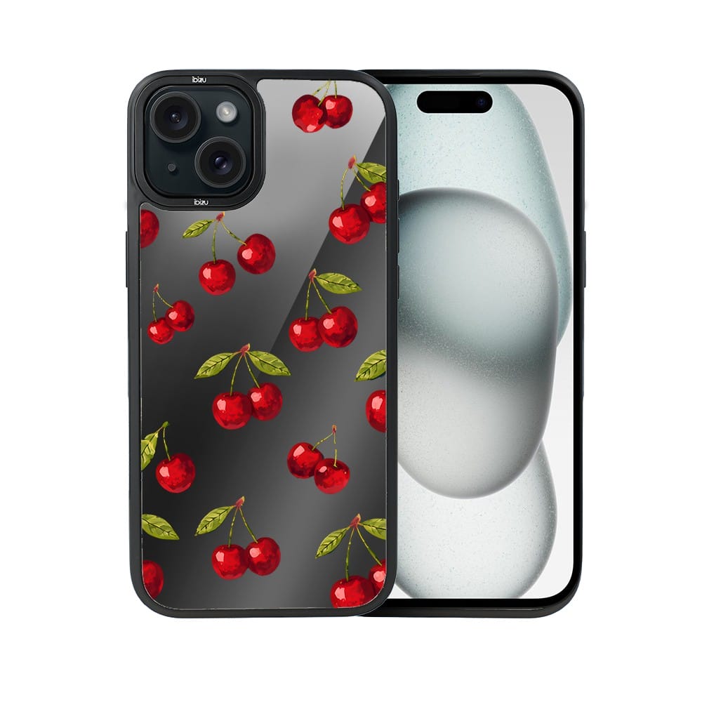 Etui do iPhone 15 Plus IBIZU DropGuard Matt z MagSafe, Midnight, Wiśniowa noc - obrazek 2