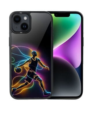 Etui do iPhone 14 IBIZU DropGuard Matt z MagSafe, #ElectroMove, Duch koszykówki