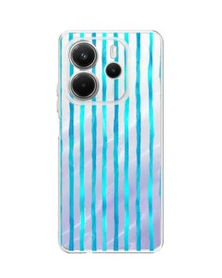 Etui do Xiaomi Redmi Note 14 5G przeźroczyste, silikonowe Flexi, szept fal