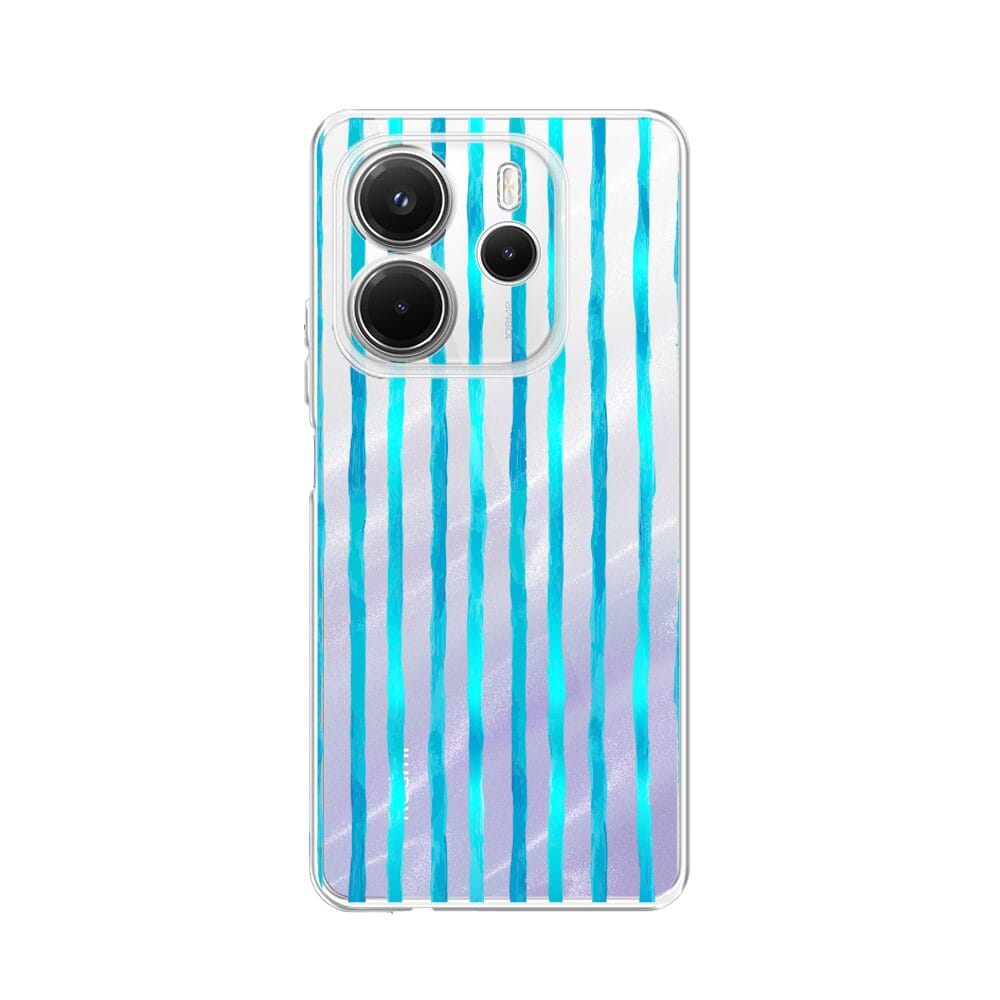 Etui do Xiaomi Redmi Note 14 5G przeźroczyste, silikonowe Flexi, szept fal