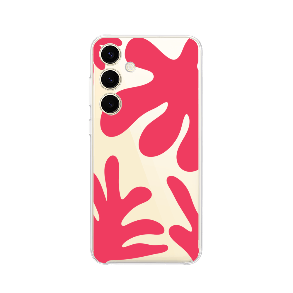 Etui do Samsung Galaxy S24 Plus przeźroczyste, silikonowe Flexi, rafa