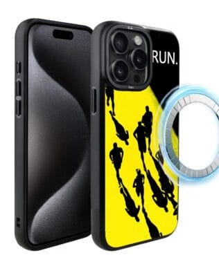 Etui do iPhone 15 Pro Max IBIZU DropGuard Matt z MagSafe, #Move, Bieg Mistrzów