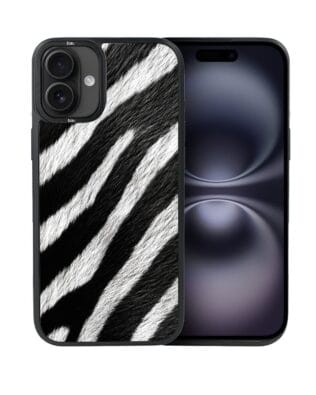 Etui do iPhone 16 Plus IBIZU DropGuard Matt z MagSafe, Zew Natury, Zebra