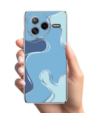 Etui do Xiaomi POCO F7 Ultra przeźroczyste, silikonowe Flexi, spokój oceanu