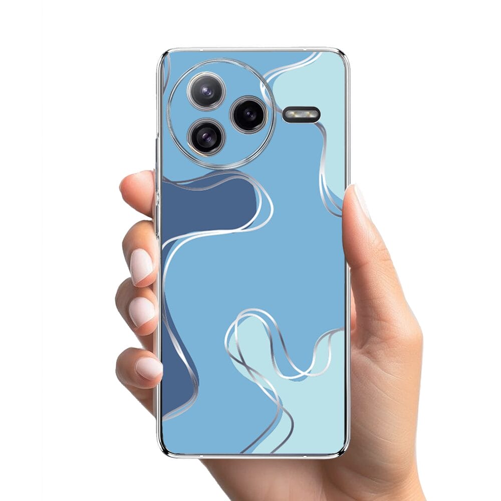 Etui do Xiaomi POCO F7 Ultra przeźroczyste, silikonowe Flexi, spokój oceanu - obrazek 2