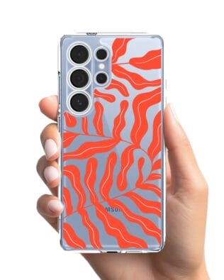 Etui do Samsung Galaxy S25 Ultra przeźroczyste, silikonowe Flexi, rafa koralowa