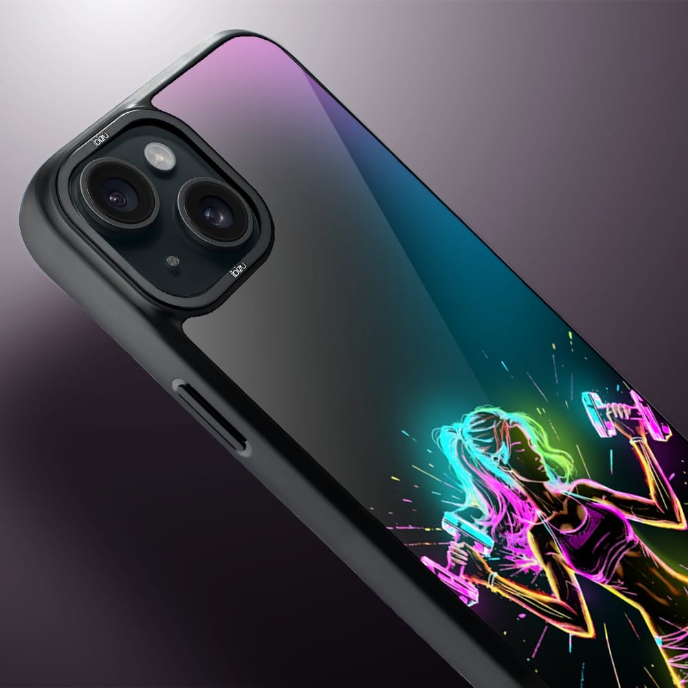 Etui do iPhone 15 Plus IBIZU DropGuard Matt z MagSafe, #ElectroMove, Wibracja fitness - obrazek 4