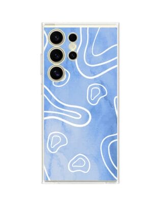 Etui do Samsung Galaxy S24 Ultra przeźroczyste, silikonowe Flexi, morski wzór