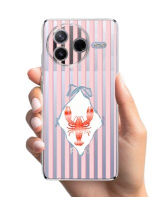 Etui do Xiaomi POCO F7 Pro przeźroczyste, silikonowe Flexi, Homar
