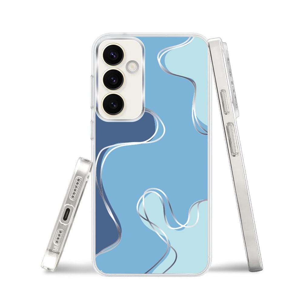 Etui do Samsung Galaxy S23 z MagSafe przeźroczyste, silikonowe Flexi, spokój oceanu - obrazek 3