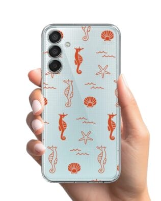 Etui do Samsung Galaxy M15 5G przeźroczyste, silikonowe Flexi, wakacyjne wzory