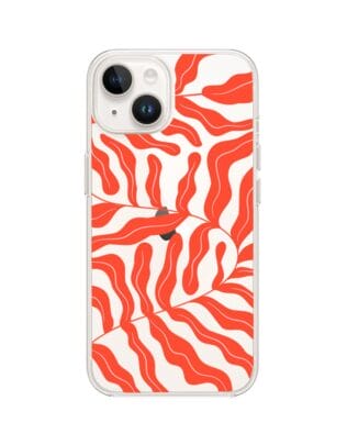 Etui do iPhone 13 przeźroczyste, silikonowe Flexi, rafa koralowa
