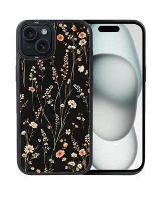 Etui do iPhone 15 Plus IBIZU DropGuard Matt z MagSafe, Pastel Bloom, Północny ogród