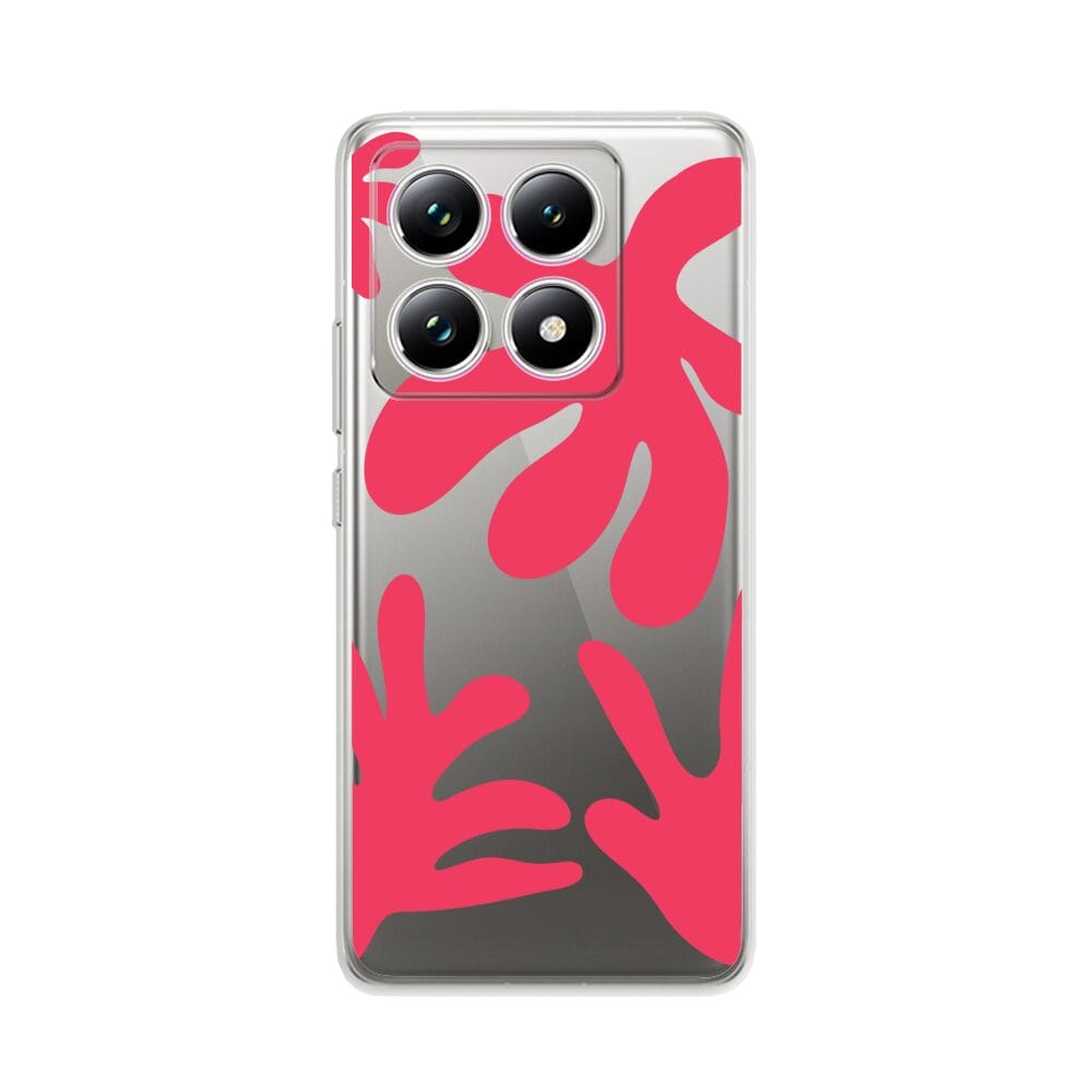 Etui do Xiaomi 14T przeźroczyste, silikonowe Flexi, rafa