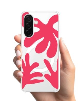 Etui do Samsung Galaxy A26 5G z MagSafe przeźroczyste, silikonowe Flexi, rafa