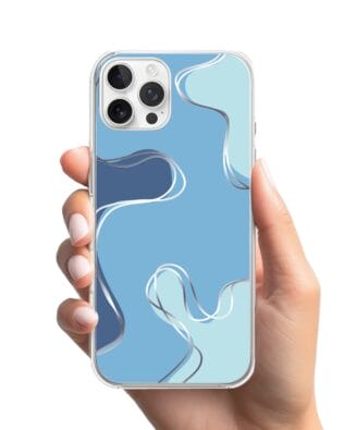 Etui do iPhone 12 Pro Max przeźroczyste, silikonowe Flexi, spokój oceanu