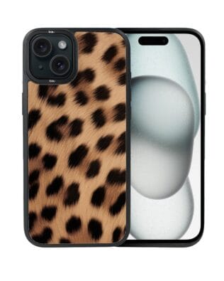 Etui do iPhone 15 IBIZU DropGuard Matt z MagSafe, Zew Natury, Pantera