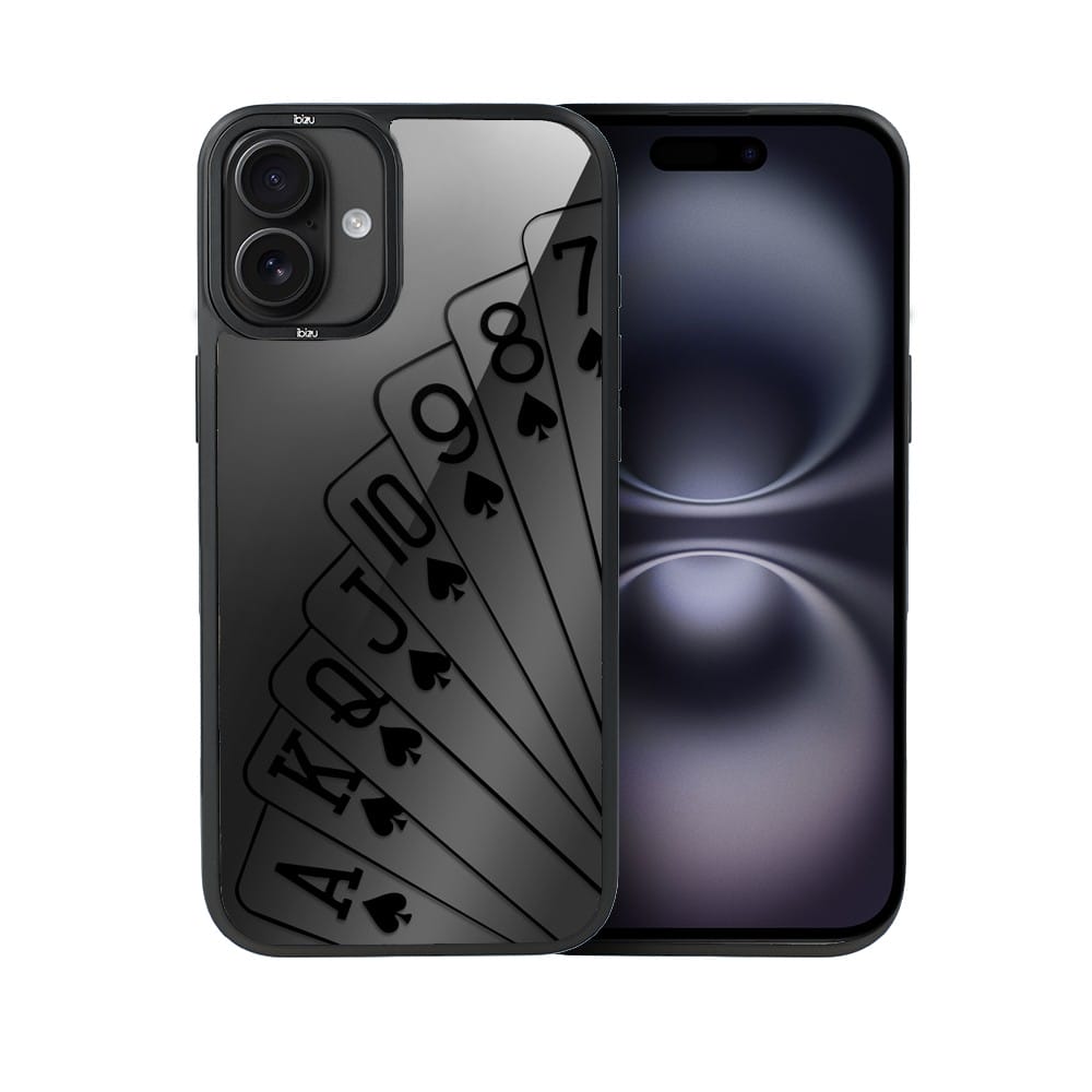 Etui do iPhone 16 IBIZU DropGuard Matt z MagSafe, Midnight, Karty do gry - obrazek 2