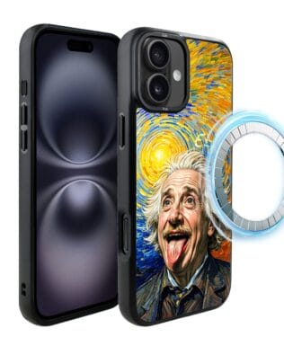 Etui do iPhone 16 IBIZU DropGuard Matt z MagSafe, Einstein