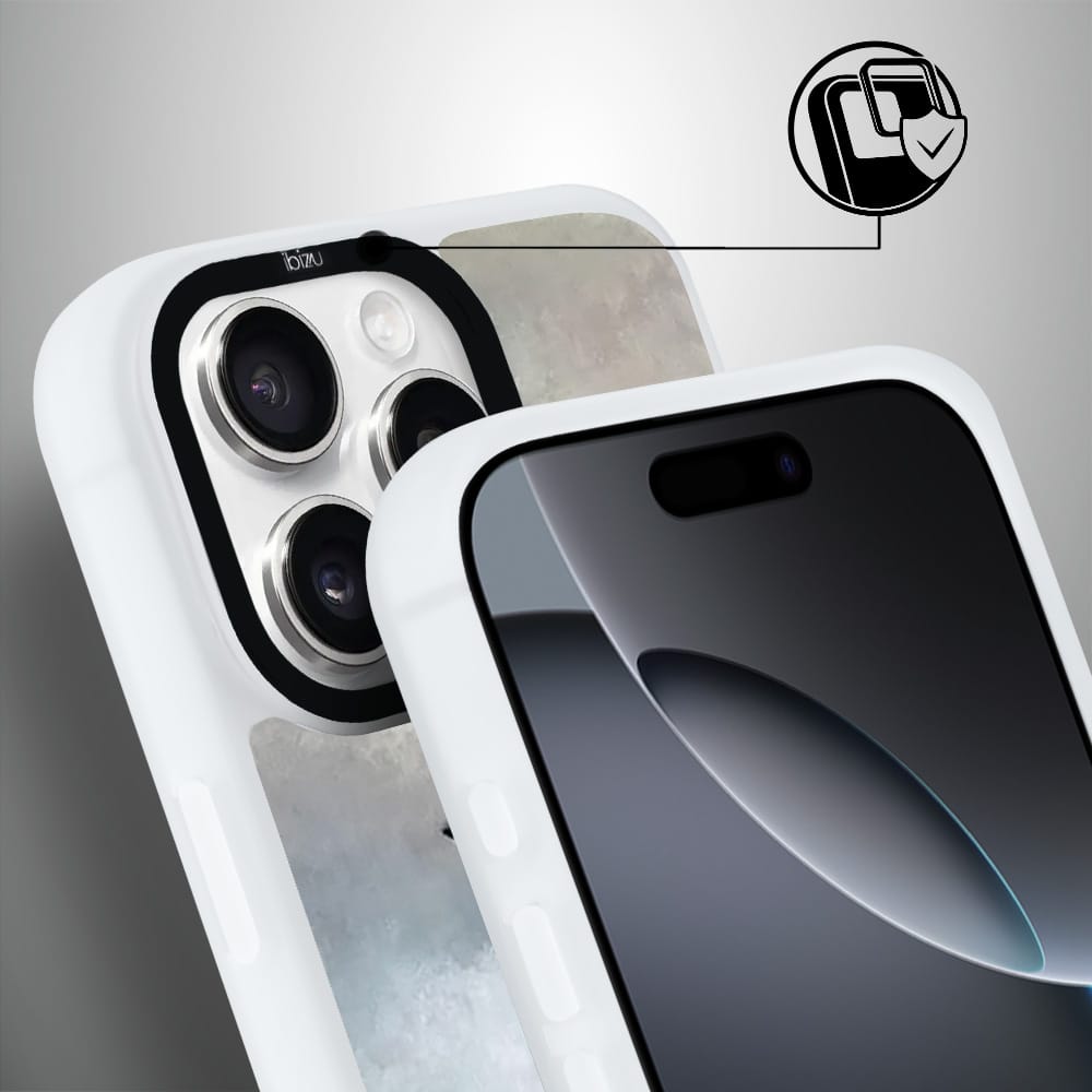 Etui do iPhone 16 Pro IBIZU DropGuard Matt z MagSafe, Rene Magritte, syn człowieczy - obrazek 3