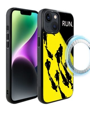 Etui do iPhone 14 IBIZU DropGuard Matt z MagSafe, #Move, Bieg Mistrzów