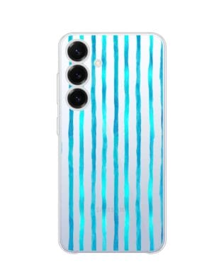 Etui do Samsung Galaxy S25 Plus przeźroczyste, silikonowe Flexi, szept fal