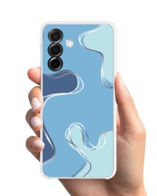 Etui do Samsung Galaxy A26 5G przeźroczyste, silikonowe Flexi, spokój oceanu