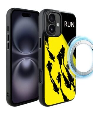 Etui do iPhone 16 IBIZU DropGuard Matt z MagSafe, #Move, Bieg Mistrzów