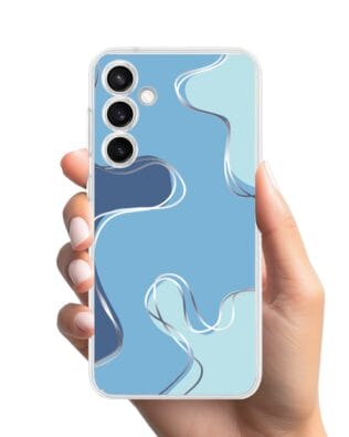 Etui do Samsung Galaxy S23 FE 5G przeźroczyste, silikonowe Flexi, spokój oceanu