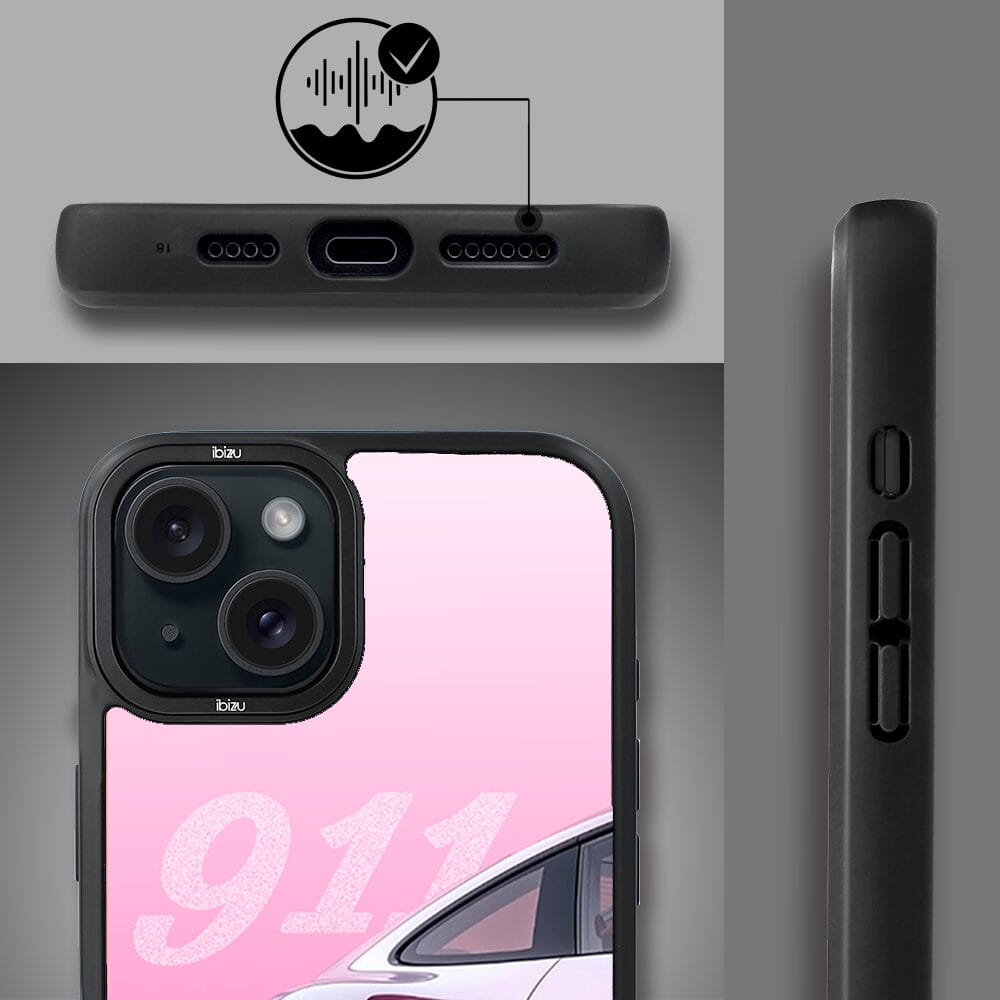 Etui do iPhone 15 Plus IBIZU DropGuard Matt z MagSafe, TechDrive, 911 różowe - obrazek 6