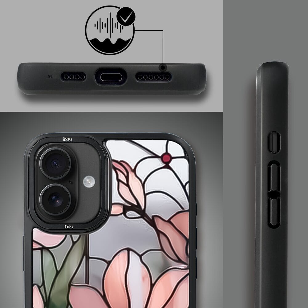 Etui do iPhone 16 Plus IBIZU DropGuard Matt z MagSafe, Barwy Szkła, Różowa magnolia - obrazek 6