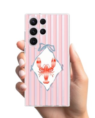 Etui do Samsung Galaxy S23 Ultra przeźroczyste, silikonowe Flexi, Homar