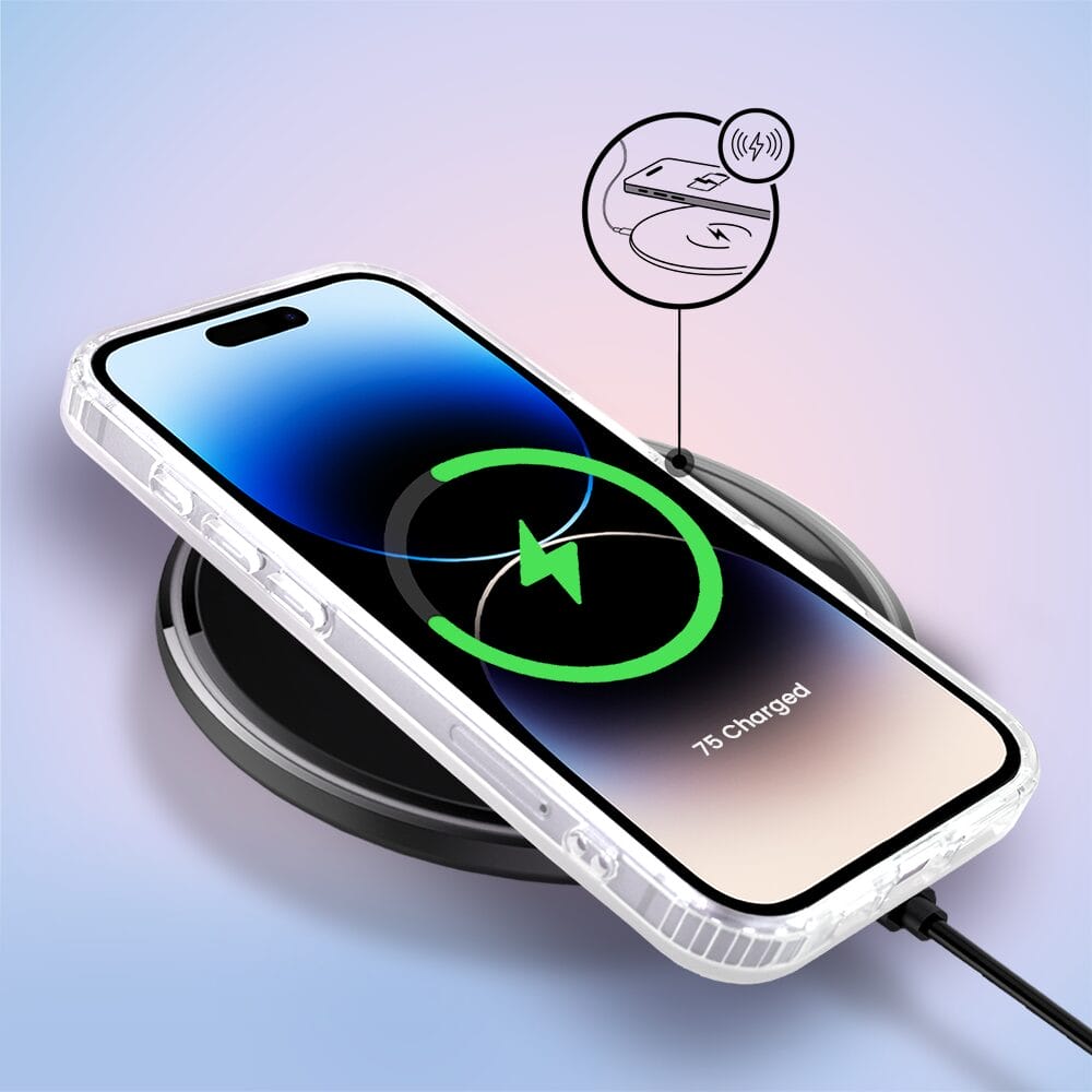 Etui do iPhone 14 Pro IBIZU California Sunset, zmieniające kolor, Love Mood, miś i serduszka - obrazek 4