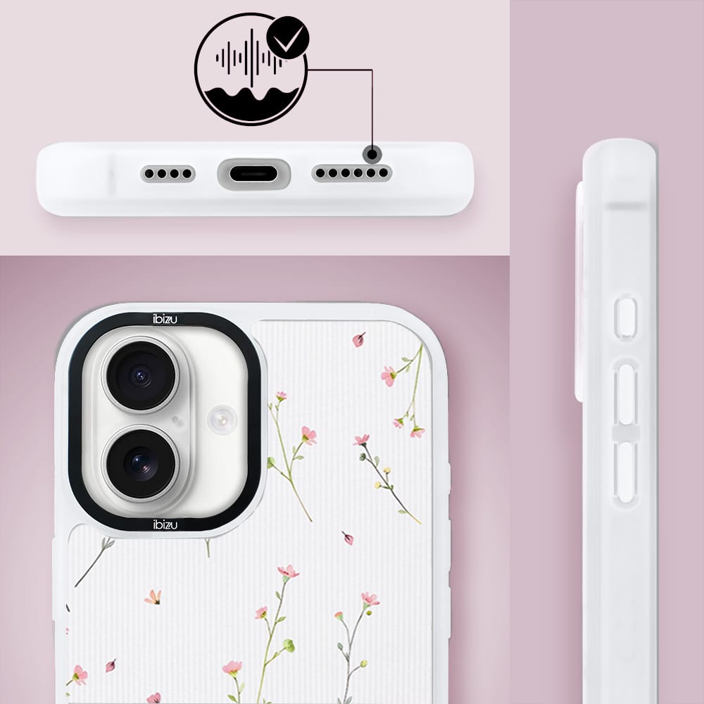 Etui do iPhone 16 IBIZU DropGuard Matt z MagSafe, Pastel Bloom, Polna fantazja - obrazek 6