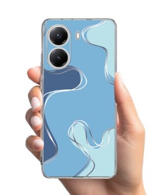 Etui do Xiaomi POCO X7 Pro przeźroczyste, silikonowe Flexi, spokój oceanu